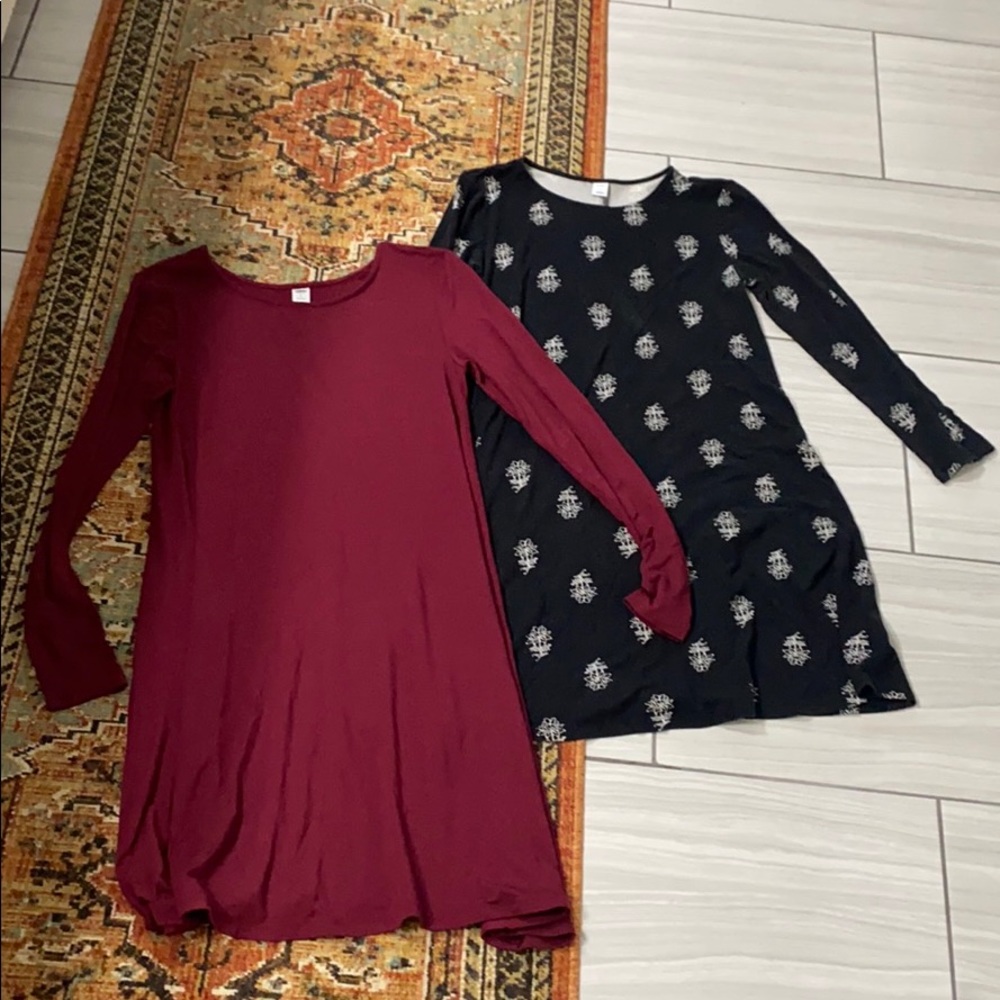 Set of two Old Navy T-shirt dresses